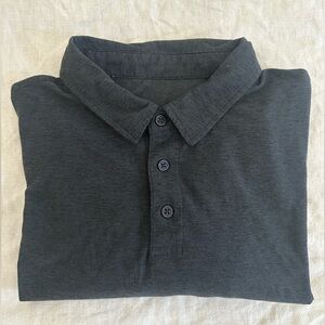 Vuori Strato Tech Polo - Charcoal Heather (M)